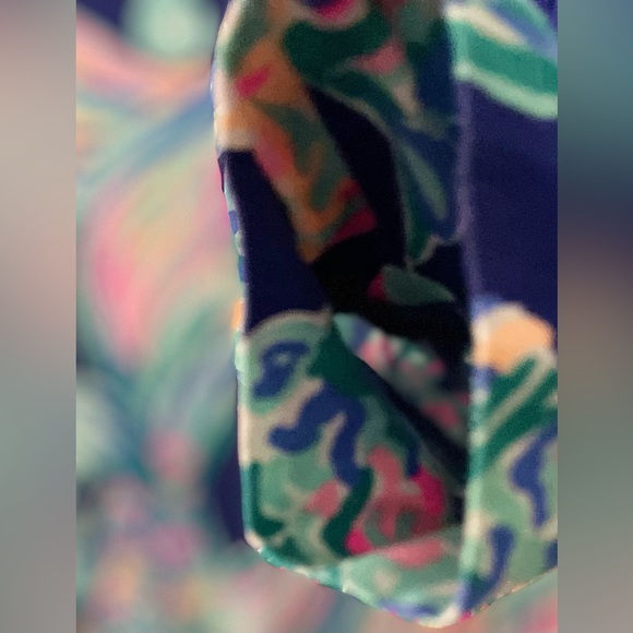 SALE:EUC Lilly Pulitzer MARLOWE T-Shirt Dress-In True Blue Going Coastal - Picture 11 of 16